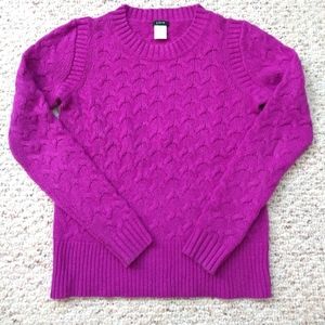 J. Crew Honeycomb Cable Knit Sweater, size XS